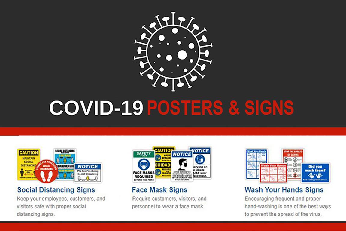 Covid-19 Posters & Signs